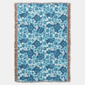 Couverture Motif floral de ketmie de surf (devant Vertical)