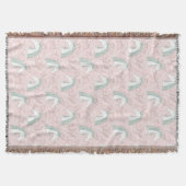 Couverture Motif floral doux de licorne (Devant)
