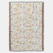 Couverture Motif Floral Fleurs Freesia (devant Vertical)