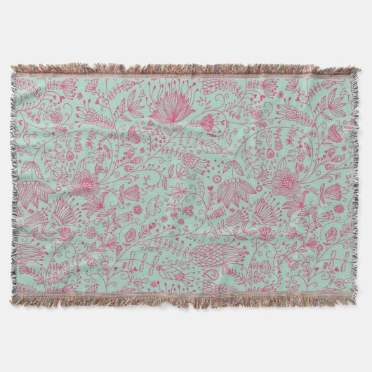 Couverture Motif floral mignon d'été (Devant)