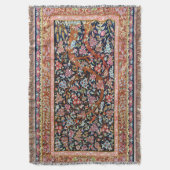 Couverture Motif floral oriental persan turc (devant Vertical)