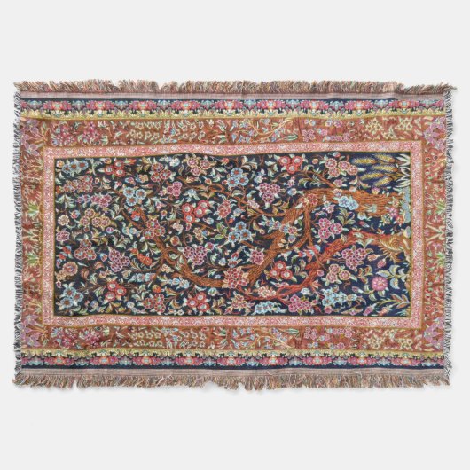 Couverture Motif floral oriental persan turc (Devant)
