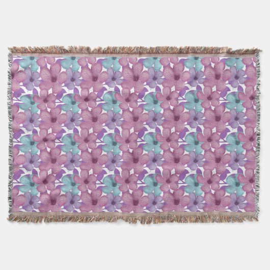 Couverture Motif floral pastel |  (Devant)