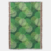 Couverture Motif floral vert (devant Vertical)