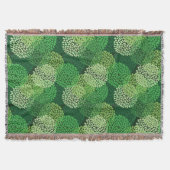 Couverture Motif floral vert (Devant)