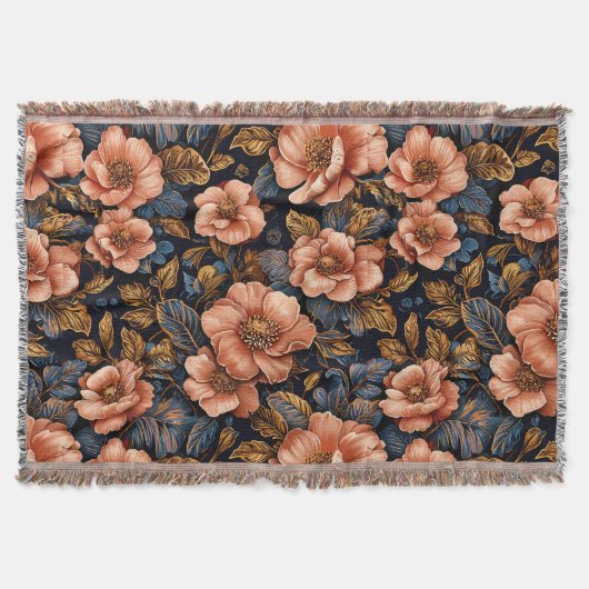 Couverture Motif floral vif (Devant)