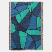 Couverture motif géométrique Abstrait (devant Vertical)