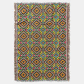 Couverture Motif géométrique coloré unique (devant Vertical)