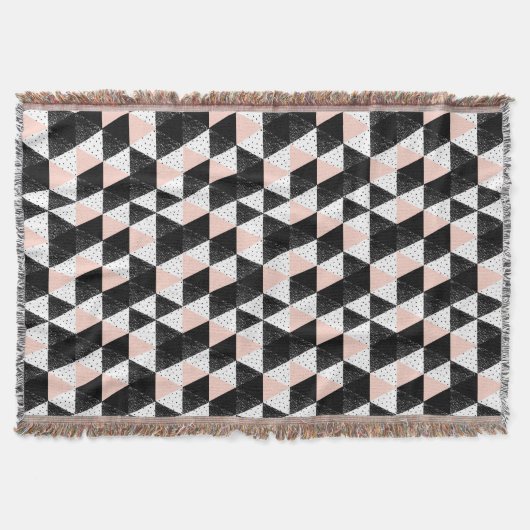 Couverture Motif géométrique de triangle tirée par la main (Devant)