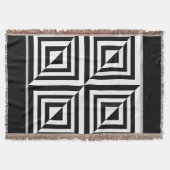 Couverture Motif géométrique noir et blanc (Devant)