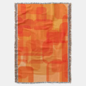 Couverture Motif géométrique orange rétro moderne du milieu d (devant Vertical)