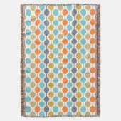 Couverture Motif géométrique rétro de cercles de style modern (devant Vertical)