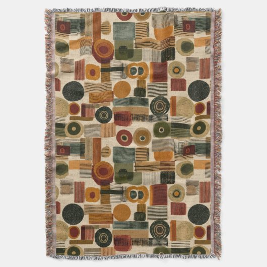 Couverture Motif géométrique sombre du milieu du siècle (2) (devant Vertical)