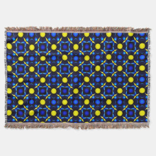Couverture Motif géométrique symétrique abstrait