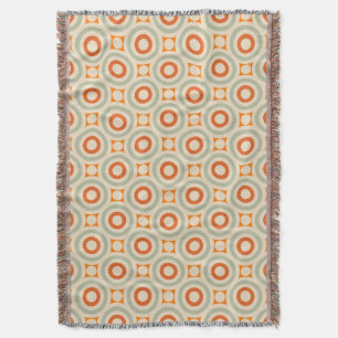 Couverture Motif géométrique vintage de cercle