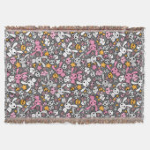 Couverture motif gris de kawaii (Devant)