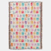 Couverture Motif grunge de dent (devant Vertical)