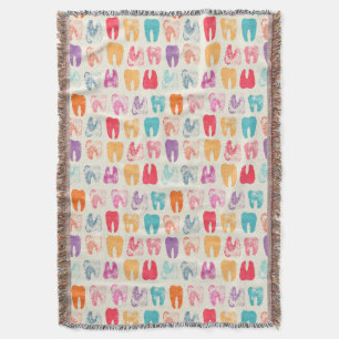 Couverture Motif grunge de dent