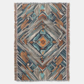 Couverture motif homogène motif sans soudure ethnique (devant Vertical)