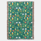 Couverture Motif irlandais mignon d'icône (devant Vertical)