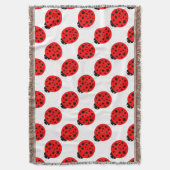 Couverture Motif Ladybug (devant Vertical)