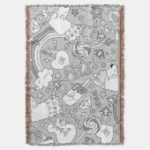 Couverture motif lama 4 (devant Vertical)