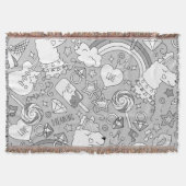 Couverture motif lama 4 (Devant)