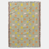 Couverture Motif lapin et chiot (devant Vertical)