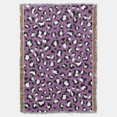 Couverture Motif léopard, Spots léopards, Leopard pourpre (devant Vertical)