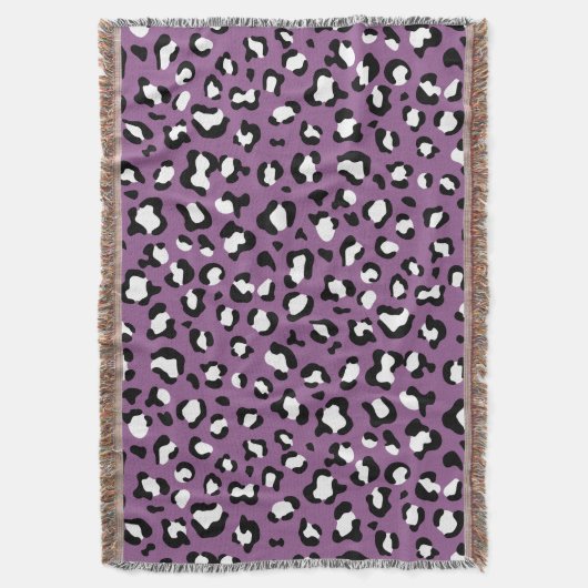 Couverture Motif léopard, Spots léopards, Leopard pourpre (devant Vertical)