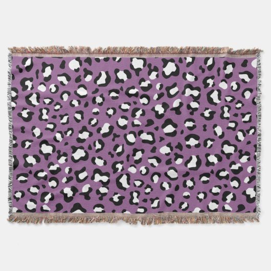 Couverture Motif léopard, Spots léopards, Leopard pourpre (Devant)