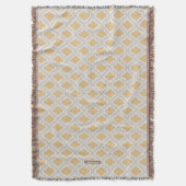 Couverture Motif marocain d'ikat neutre chic (devant Vertical)