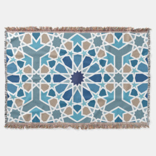 Couverture Motif marocain en carreaux