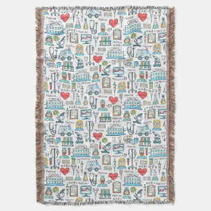 Couverture Motif Médicale de conception