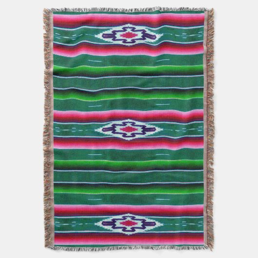 Couverture Motif mexicain Sarape (devant Vertical)