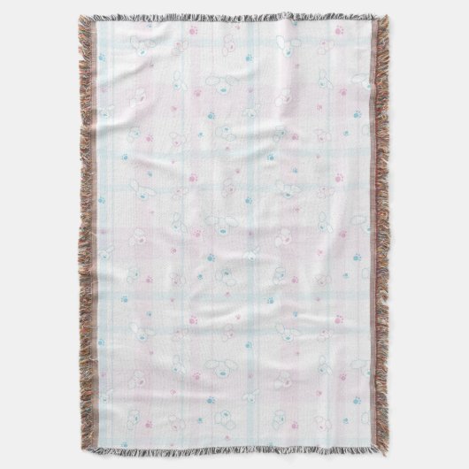 Couverture Motif mignon avec des chiens (devant Vertical)