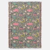 Couverture Motif mignon d'animaux de forêt (devant Vertical)