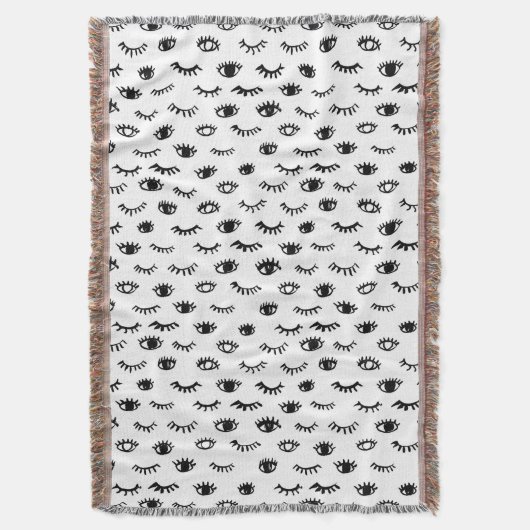 Couverture Motif mignon de cil de griffonnage (devant Vertical)