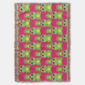 Couverture Motif mignon de grenouilles (devant Vertical)