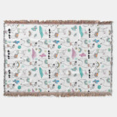 Couverture Motif mignon de lama de bande dessinée (Devant)