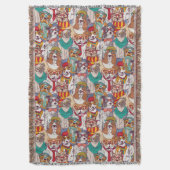 Couverture Motif mignon de mode de chiot (devant Vertical)