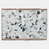 Couverture Motif moderne Abstrait Terrazzo (Devant)