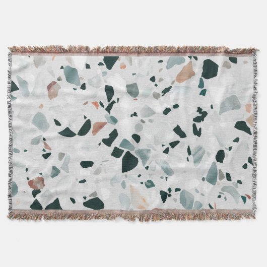 Couverture Motif moderne Abstrait Terrazzo (Devant)