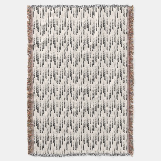 Couverture Motif moderne de pluie (devant Vertical)