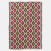 Couverture Motif moderne d'ikat (devant Vertical)