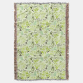 Couverture motif montrant de petits oiseaux de bébé (devant Vertical)
