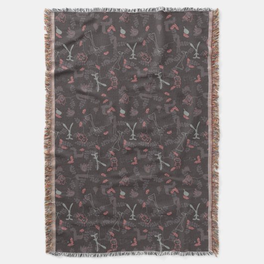 Couverture motif montrant les animaux 1 de bébé (devant Vertical)