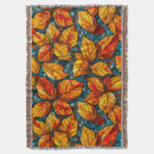 Couverture Motif mosaïque d'automne (devant Vertical)