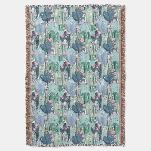 Couverture Motif mou de cactus de Patel (devant Vertical)