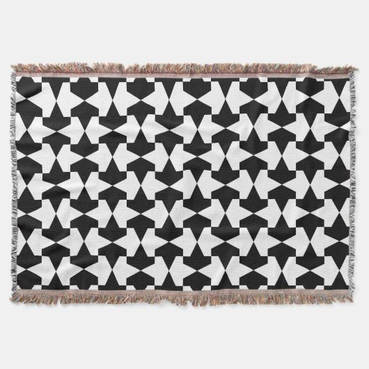 Couverture Motif musulman noir et blanc classique (Devant)